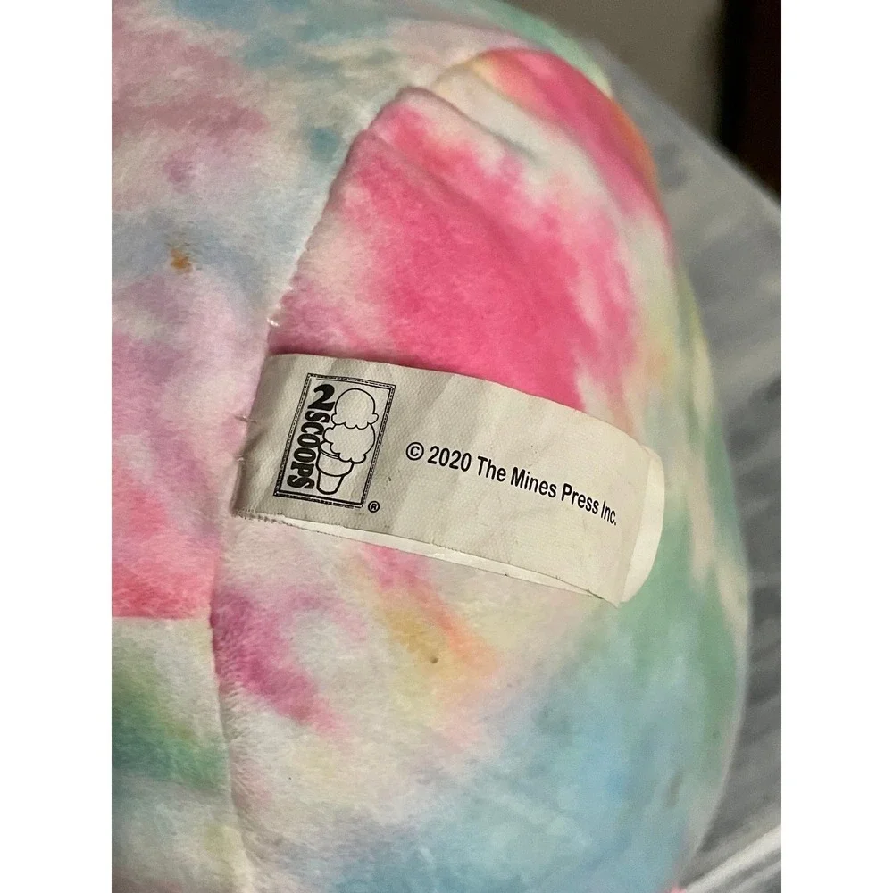 2 Scoops Tie Dye Mouse Shaped Plush 13